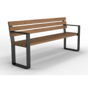 Park bench | with armrest | with backrest